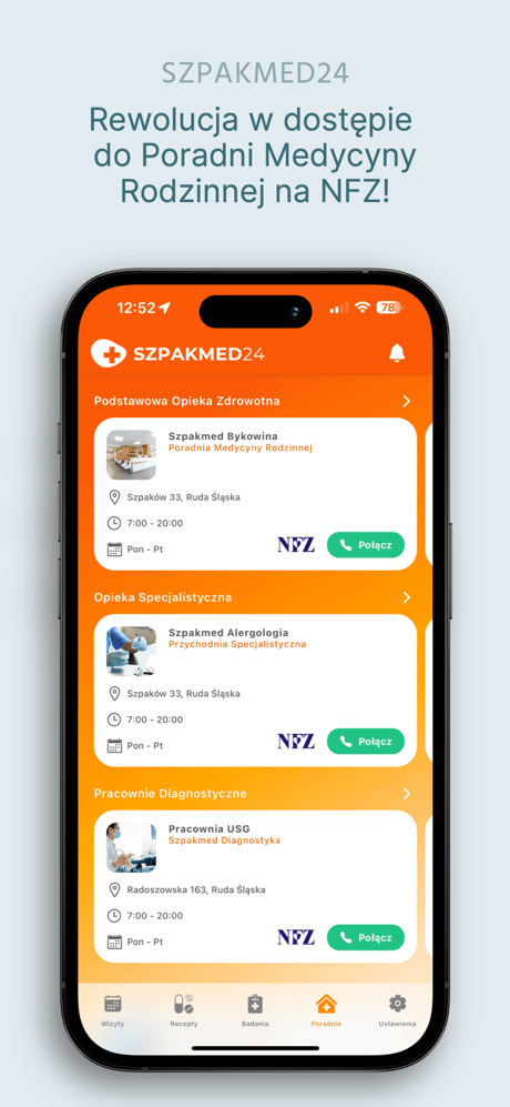 Szpakmed24 - dedykowana aplikacja mobilna dla branży medycznej